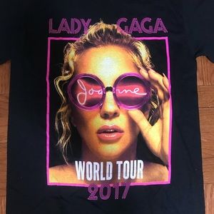 NWOT Lady Gaga World Tour 2017 Shirt